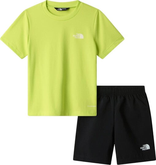 The North Face Shorts Sett Brus Lime/TNF Black The North Face 5 år 110 Shorts Gul Svart