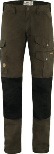 Fjellreven Men's Vidda Pro Trousers 48 Short, Dark Olive-Black Fjellreven Men's Vidda Pro Trousers 48 Short, Dark Olive-Black