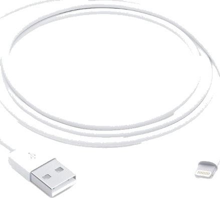 Apple Lightning til USB-A Kabel 1m Hvit - Lad og synkroniser enheter Apple Lightning til USB-A Kabel 1m Hvit - Lad og synkroniser enheter