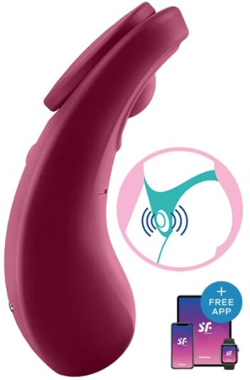 Satisfyer Sexy Secret Panty Vibrator Vibrerende truser Satisfyer Sexy Secret Panty Vibrator Vibrerende truser