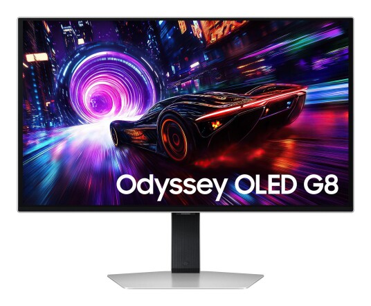 Samsung Odyssey G8 27" QD-OLED Gaming Monitor 4K 240Hz Sølv Samsung Odyssey G8 27" QD-OLED Gaming Monitor 4K 240Hz Sølv