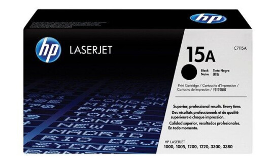 HP 15A / C7115A Black Toner - Laser toner Svart HP 15A / C7115A Black Toner - Laser toner Svart