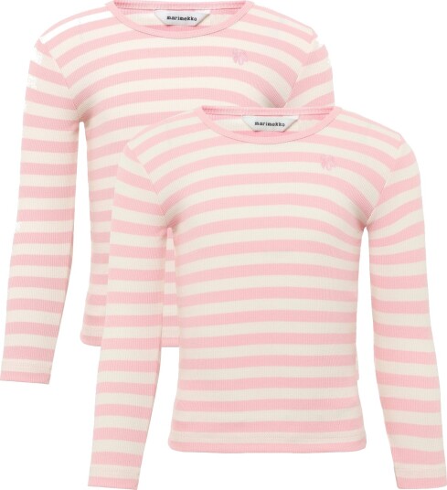 Marimekko Innostaa Tasaraita Unikko Ii   Pink   104 110