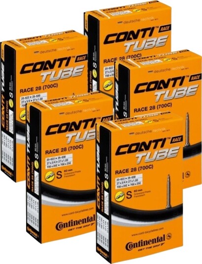 5 x slanger Continental 700 x 32 47C slange racerventil 60 MM