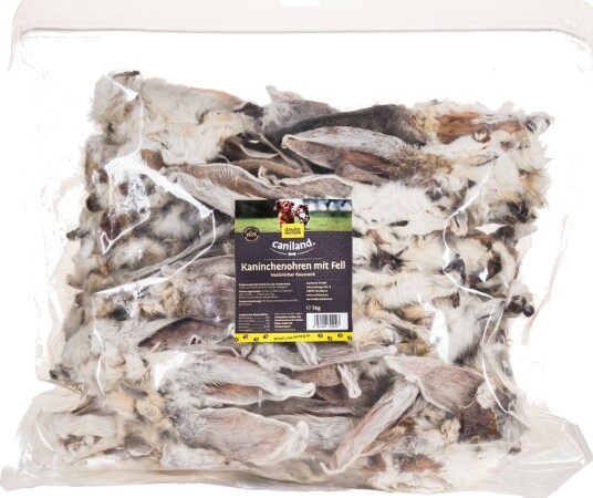 Caniland Kaninører Med Pels Sparepakke 6 X 1 kg