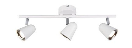 Trio Lighting Toulouse spotlampe, 3 spotlights, hvid