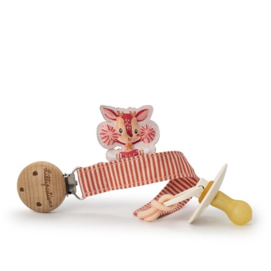 Lilliputiens Eco Smokkholder Med Treklips Sarenka Stella 0 M+ Lilliputiens Eco Smokkholder Med Treklips Sarenka Stella 0 M+