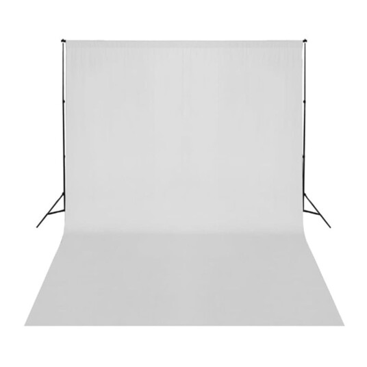 vidaXL Fotostudiosett med lamper, paraplyer, bakgrunn og reflektor