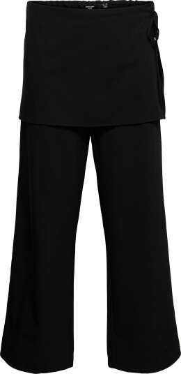Vero Moda Curve   Bukser Vmcinga Mw Skirt Pants Wvn Cur   Svart