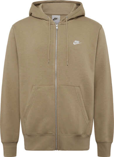 Nike Nike Club Full Zip Hoodie Beige M