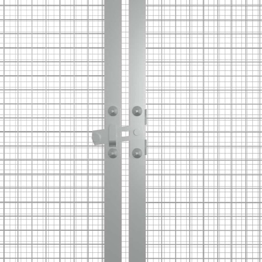 Vidaxl Kyllingbur Antrasitt 200X91X100 cm Galvanisert Stål Vidaxl Kyllingbur Antrasitt 200X91X100 cm Galvanisert Stål