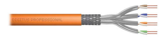 Digitus Cat 7 S/FTP Nettverkskabel 250m Oransje