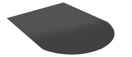 Peisbutikkenas Gulvplate i emaljert stål med rund front 900x700mm 28882556 Peisbutikkenas Gulvplate i emaljert stål med rund front 900x700mm 28882556
