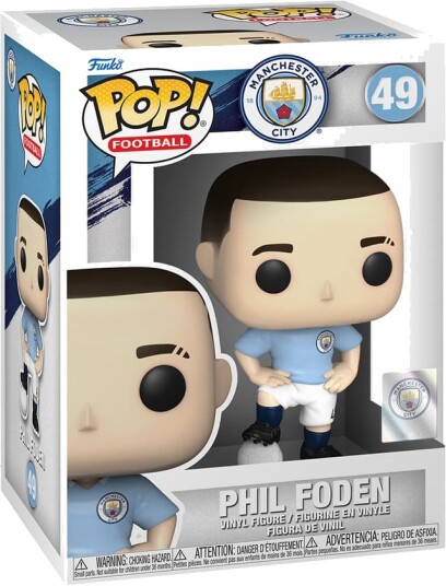 Funko Pop Vinyl Phil Foden Manchester City Figur - ONE SIZE