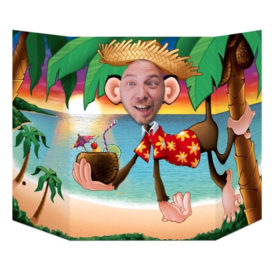 360 Degrees Ltd Pappfigur Hawaii Ape Foto Prop