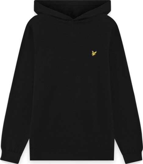 Lyle & Scott Golf Pullover Hoodie Golfgenser herre Jet Black X Large