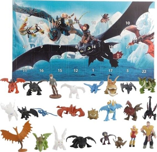 How to Train Your Dragon 2025 Adventskalender – 24 dagers nedtelling Julegaveeske for barn