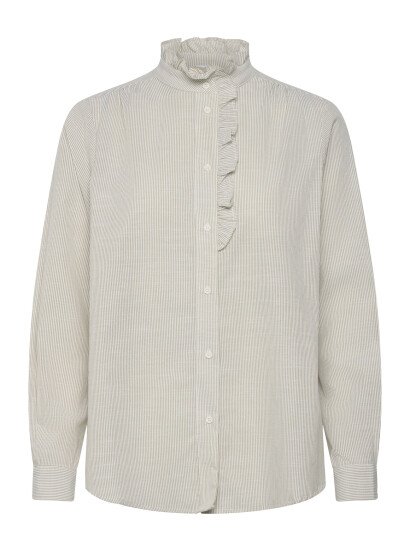 Coster Copenhagen Gwen Frill Shirt Cream 40