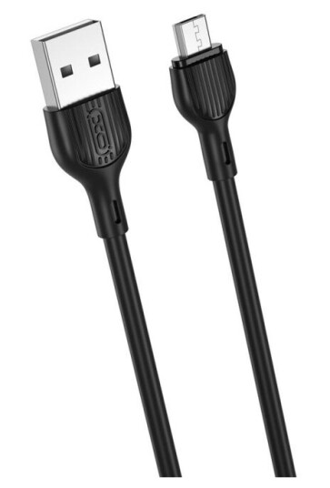Xo kabel NB200 USB microUSB 1,0 m 2,1A svart