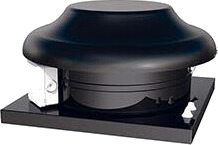 Östberg TKS 400 A1 Takvifte svart rektangulær tilkobling 449 mm Luftstrøm: 181 l/s Ventilasjon
