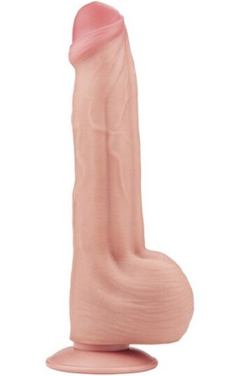 Lovetoy Dildo Dual Layer Sliding Skin 29 cm