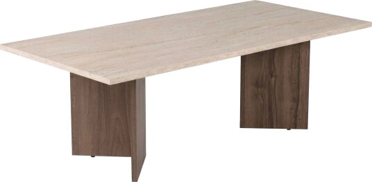 Isami Sofabord 119x40x60 cm - Travertin, Venezia valnøtt