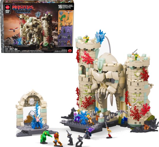 Masters Of The Universe Mattel Brick Shop Byggesett Gorilla