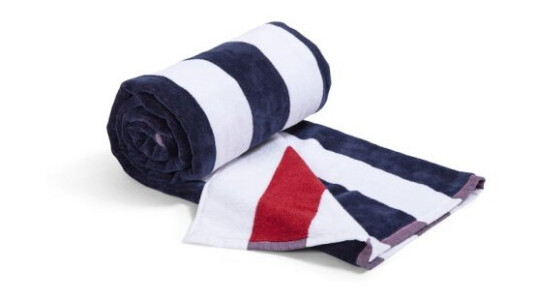 Lord Nelson Victory Beach T Double Face Navy/Red