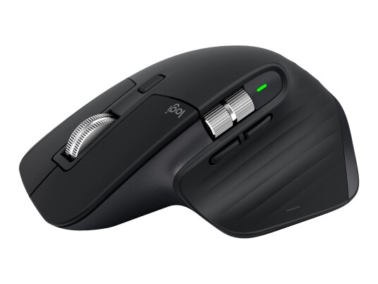 Logitech MX Master 3 - mus - Bluetooth, 2.4 GHz - svart