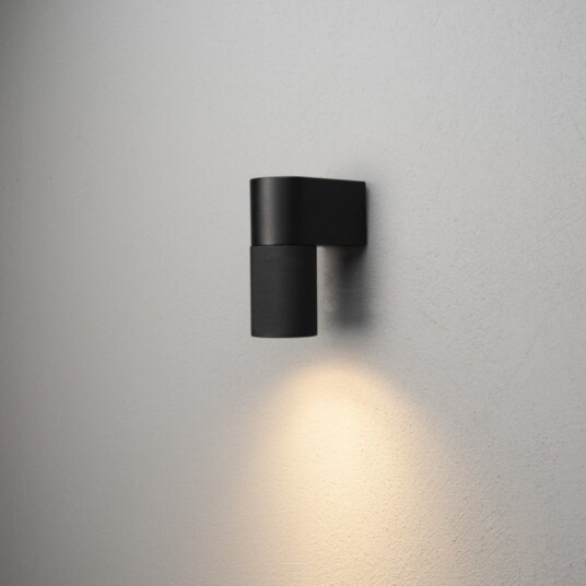 Temi Vegglampe ned LED Svart GU10 Klart glass Temi Vegglampe ned LED Svart GU10 Klart glass