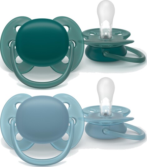Philips Avent Ultra Soft Smokk 18+ mnd Beige/Lysegrønn 2 stk Philips Avent Ultra Soft Smokk 18+ mnd Beige/Lysegrønn 2 stk