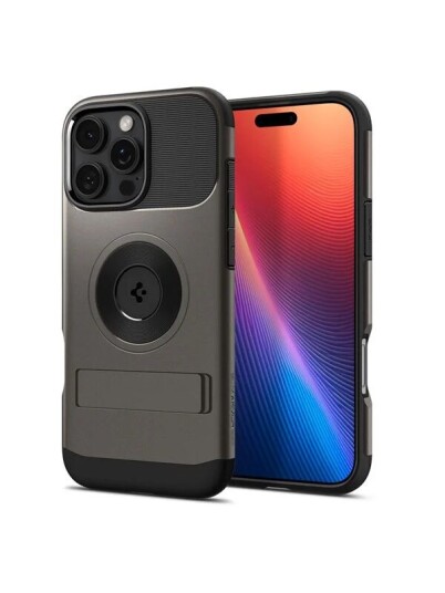 Spigen Slim Armor MagSafe Deksel til iPhone 16 Pro Max Gunmetal