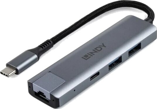 Usb-Hub Lindy Usb 3.2 Gen 2 Type C Hub &