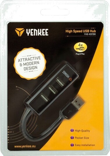 Usb-Hub Yenkee Yhb 4001Bk 4X Usb-A 2.0 (45007826)
