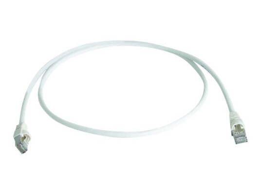 Telegärtner Datavoice Office Koblingskabel Rj-45 Hann Til Rj-45 Hann 1 M 5.8 Mm Sftp Pimf Cat 6A Ieee 802.3Af/Ieee 802.3At Med Støvel Halogenfri Uten Hindringer Flertrådet Hvit For P/N: J00029a0064