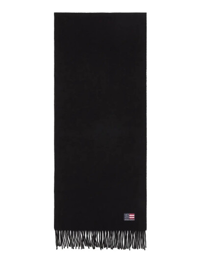 Lexington Clothing Recycled Wool Blend Scarf - Black - ONE SIZE