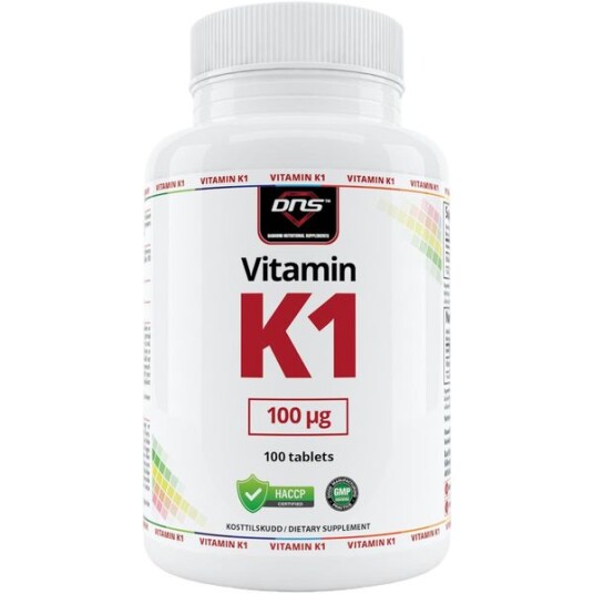 Vitamin K1 100 µg 100 tabletter Vitamin K1 100 µg 100 tabletter