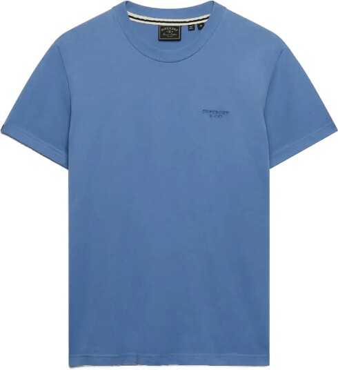 Superdry Essential Stacked Logo Emb Tee   Blue   XL