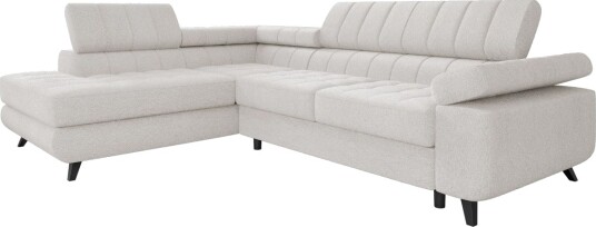 Amshyttan Sofa med Sjeselong 3 seter Hvit