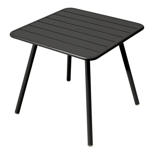 Fermob Luxembourg Table 80x80 cm Liquorice 42