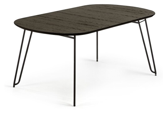 Kave Home Norfort Spisebord - Sort, 170/320x100 1543603-04-0 1675368-01-0 Kave Home Norfort Spisebord - Sort, 170/320x100 1543603-04-0 1675368-01-0