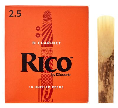 Daddario Woodwinds Rico Bb- Clarinet 2,5 Boehm