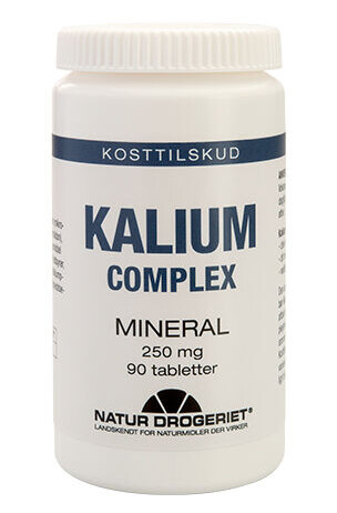 Natur Drogeriet Natur-Drogeriet Kalium Complex 250 Mg 250 mg 90 Tabletter Natur Drogeriet Natur-Drogeriet Kalium Complex 250 Mg 250 mg 90 Tabletter