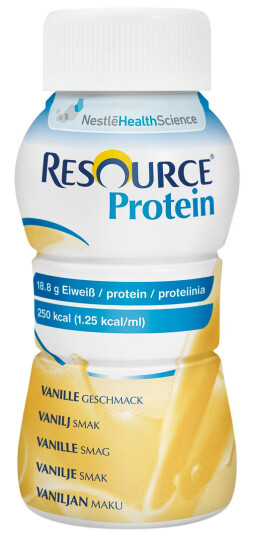 Resource Protein, fullverdig proteinrik næringdrikk, Vanilje, 4x200 ml Resource Protein, fullverdig proteinrik næringdrikk, Vanilje, 4x200 ml