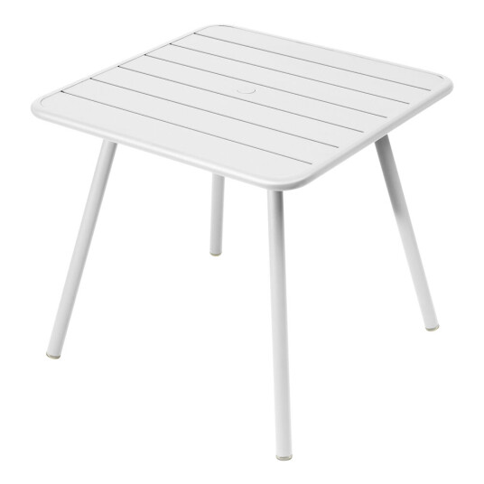 Fermob Luxembourg Table 80x80 cme Cotton White 01