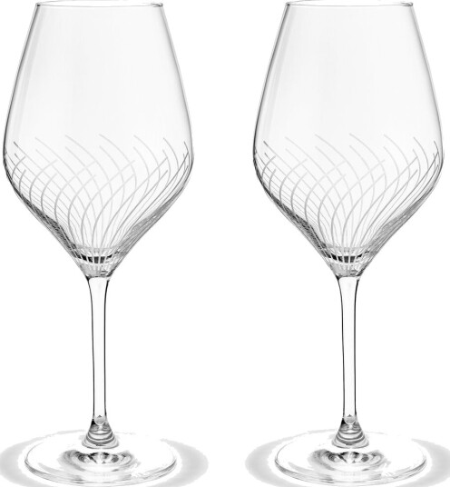 Holmegaard Cabernet Lines r?dvinsglass 52 cl 2-pakning Klar