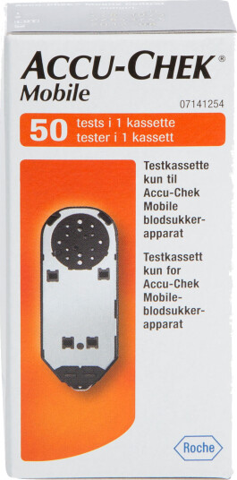 Accu-Chek Mobile testkassett, 50 stk. Accu-Chek Mobile testkassett, 50 stk.