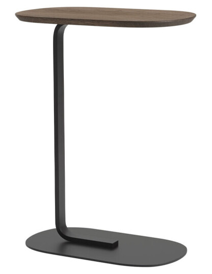 Muuto Relate sidebord H: 73,5 cm Smoked oak-Black Muuto Relate sidebord H: 73,5 cm Smoked oak-Black