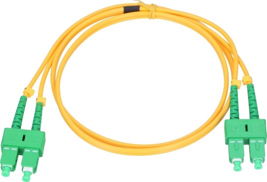 Extralink EX.2800 Fiber Patchkabel 15m SC/APC Singlemode FTTH Gul