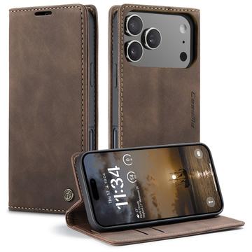 Caseme iPhone 17 Pro Max 013 Series Lommebok deksel   Kaffe